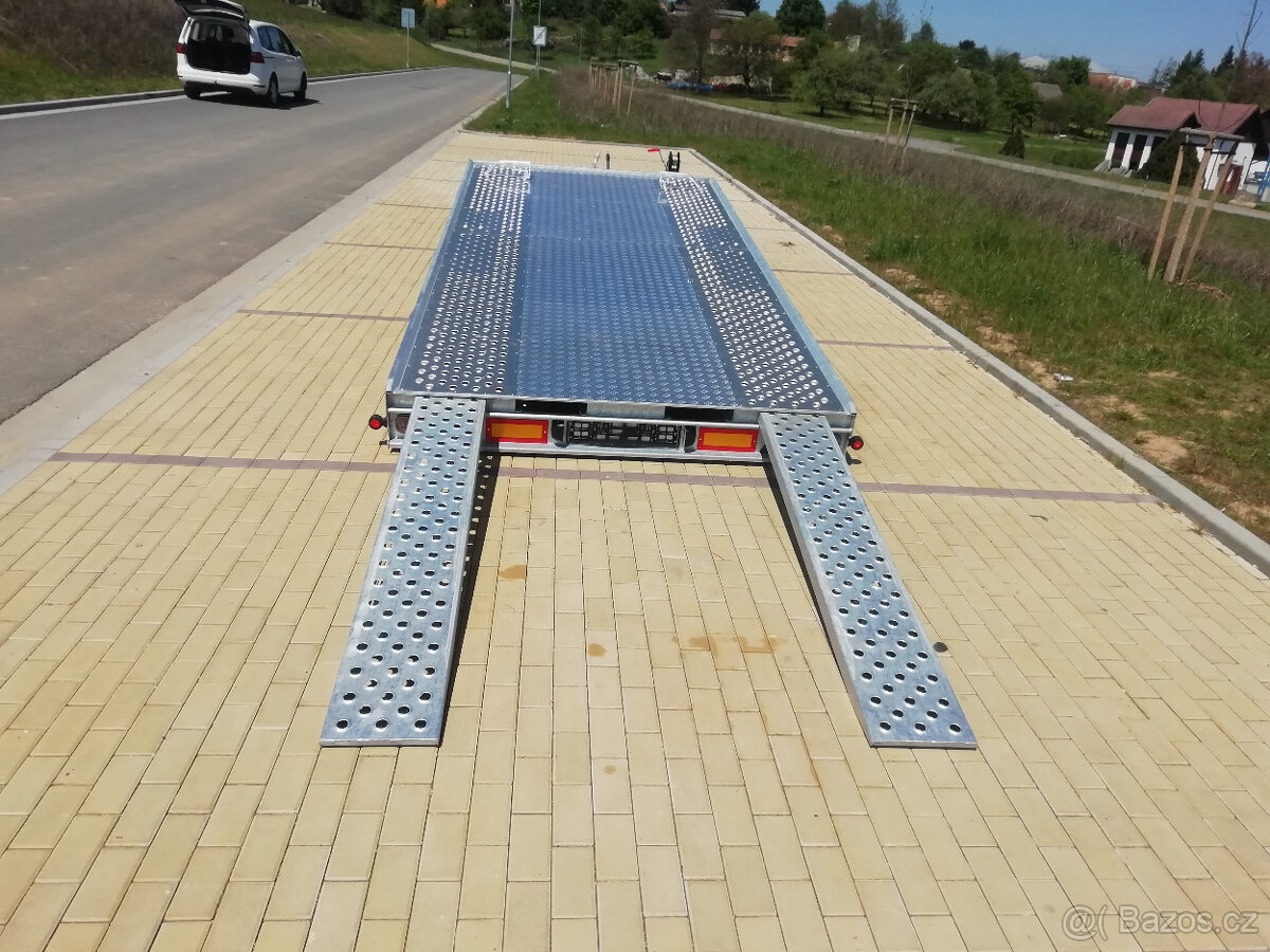 Sklopka hydraulika, ALU plocha 450x210cm, 2700/680kg, výbava - 7