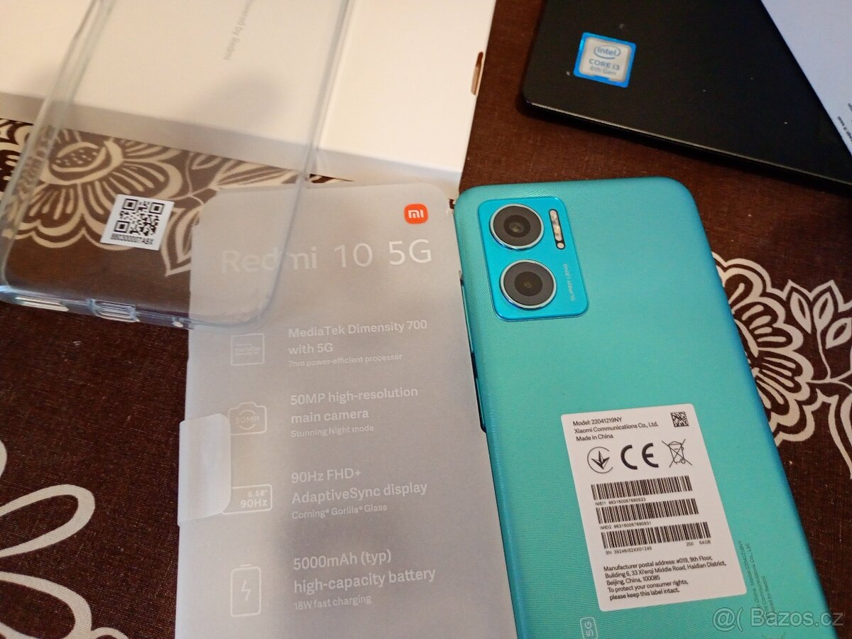 5G - Xiaomi Redmi 10 5G 4+4GB/64GB - Nový záruka T-mobile. - 7