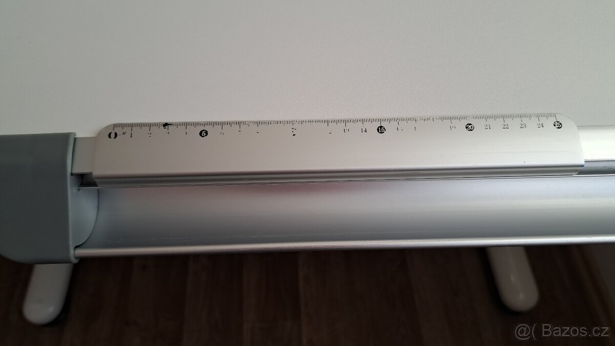 Dětský rostoucí psací stůl VITRO bílo-šedý - 7