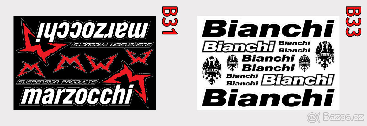 Polepy na kola Cannondale, RockShox, Trek, Merida, GT, Giant - 7