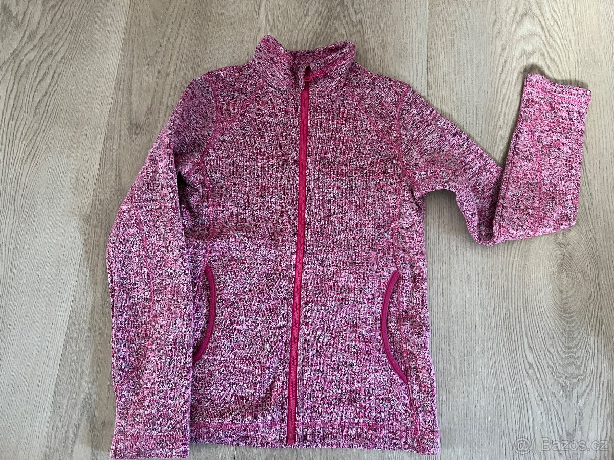 5x Mikina dívčí funkční, flísová, pletená 140-146-152 - 7