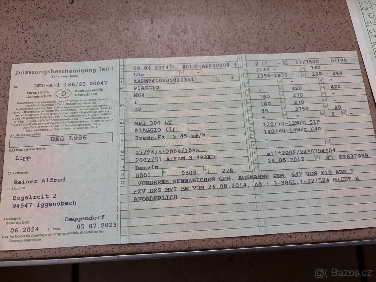 Piaggio mp3 300 LT m64 - 7