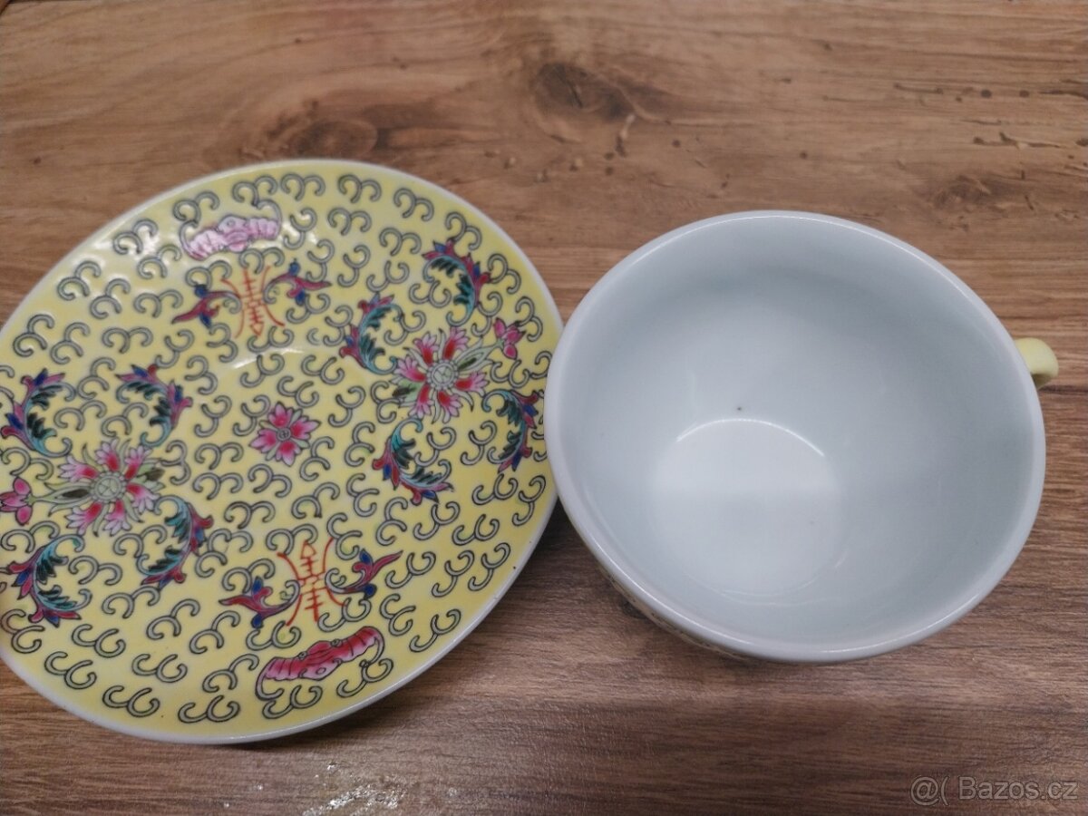 Čínský hrníček žlutý - 7