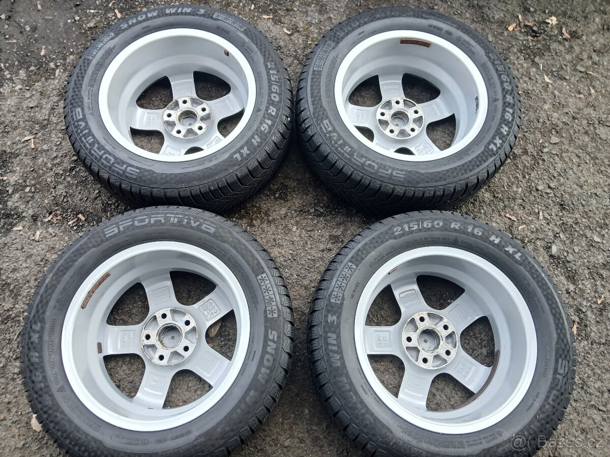 P- Sada ALU kol MSW 215/60R16 zimní - 7