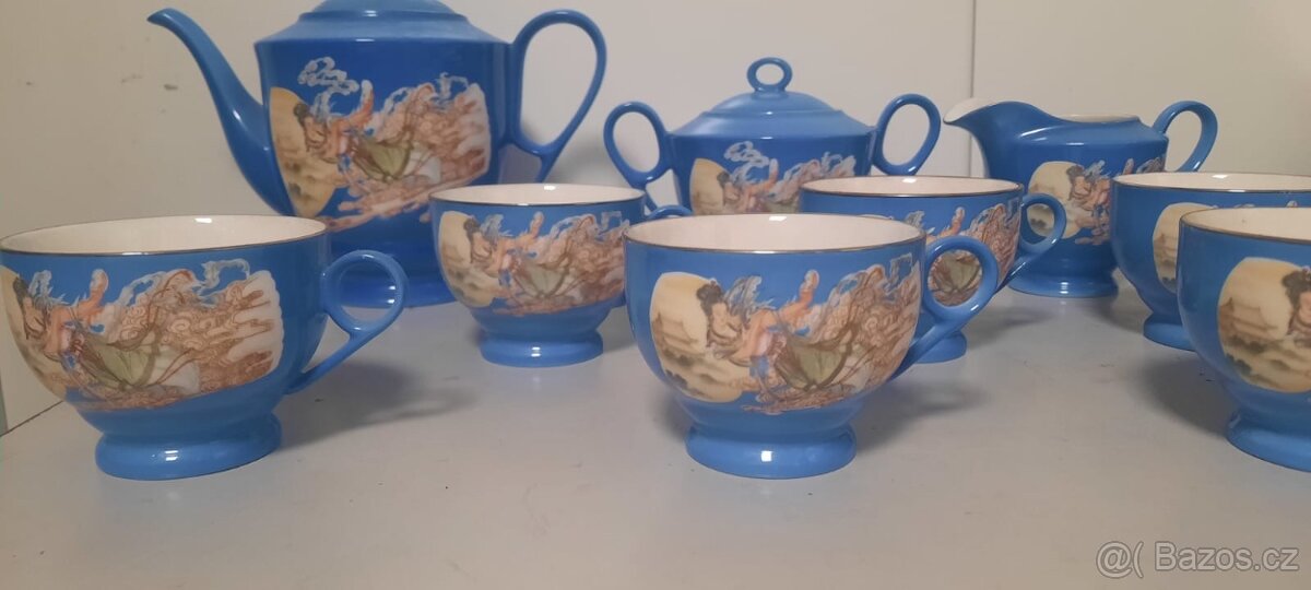 Porcelánový čajový servis - 7