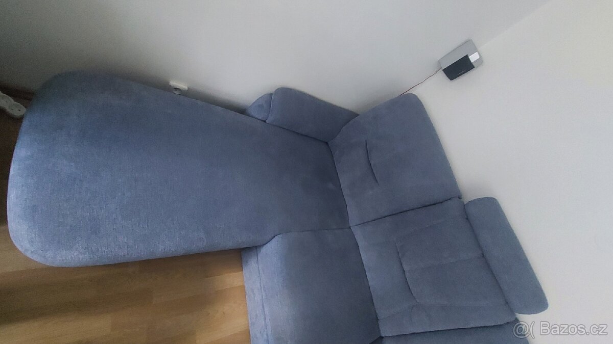 Sedaci souprava ,sedomodra - 7