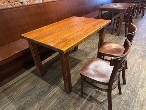 Zidle Thon s podruckou/bez podrucky, bukove stoly. - 7