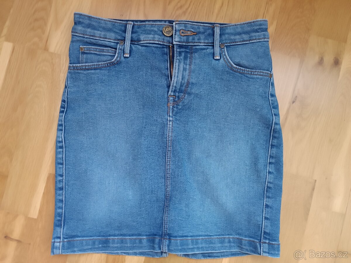 Riflová bunda + sukňa - 7