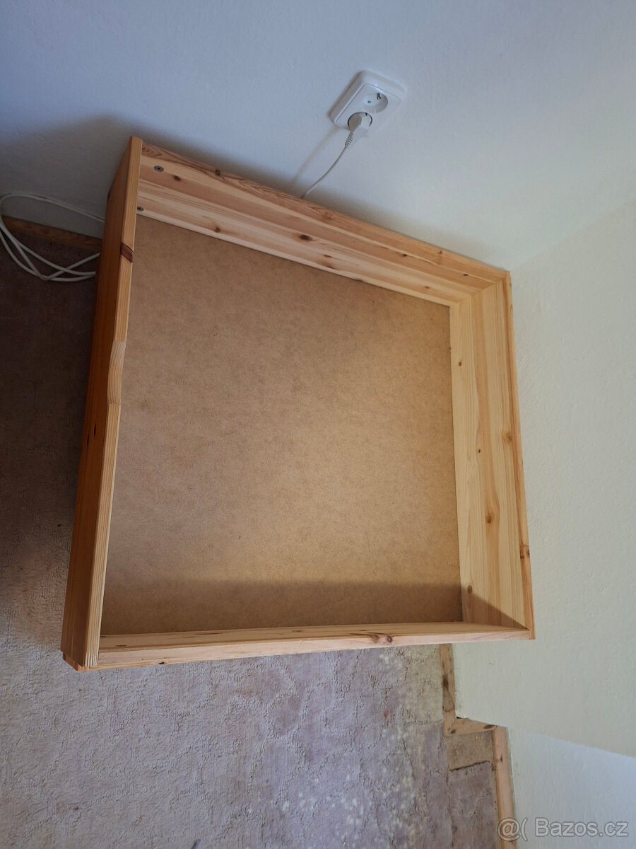 Dětská postel se zábranou + 2 úložné šuplíky - borovice - 7