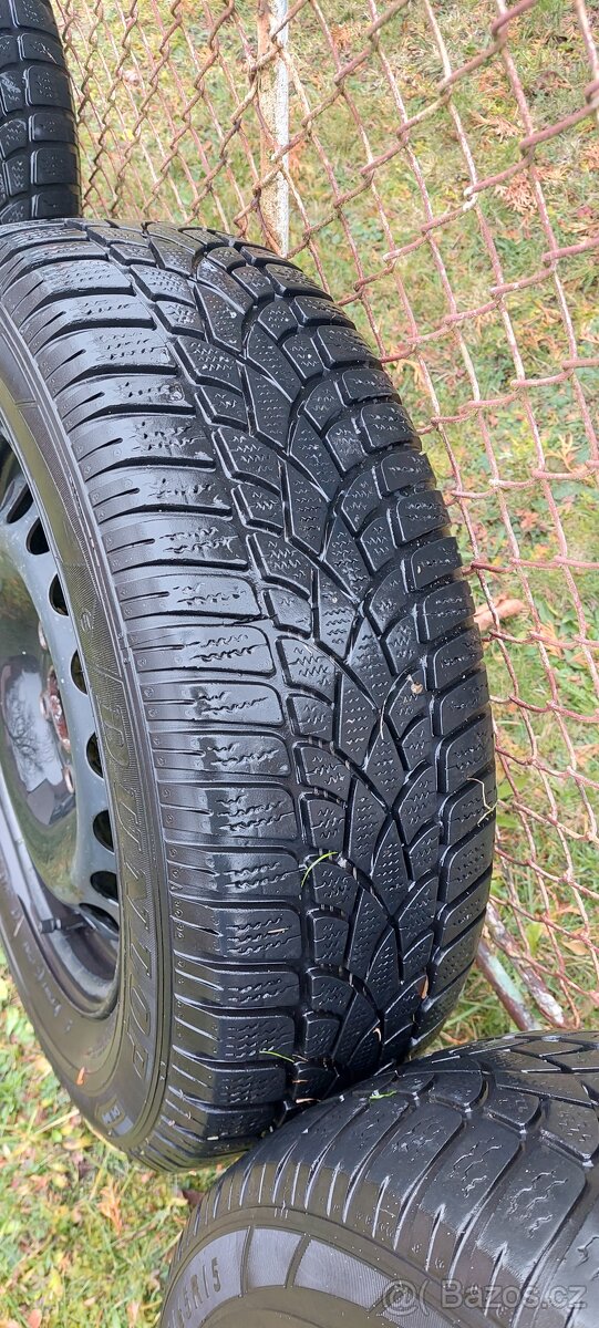 Škoda, Volkswagen zimní kola R15, 5x112 Dunlop Winter Sport - 7