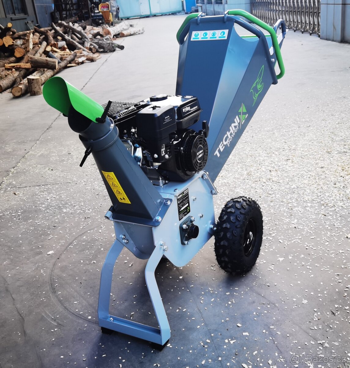 Benzínový drtič větví do 10 cm, DR-X100 TECHNIX - 7