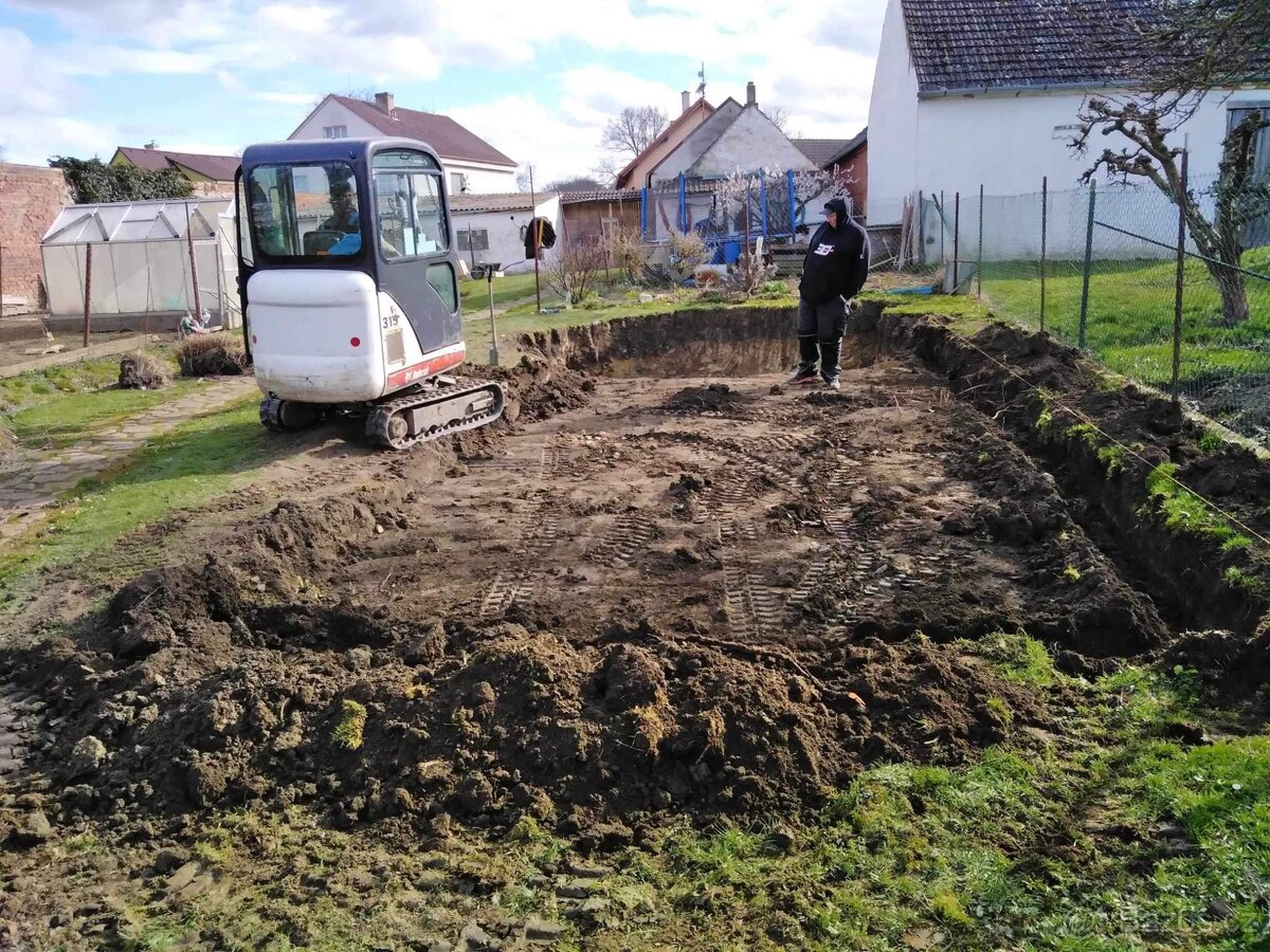 Výkopové práce minibagrem - 7