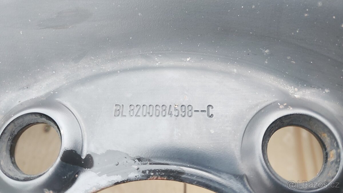 1ks Disk Renault Master 6,5x16 ET66 Černý - 7