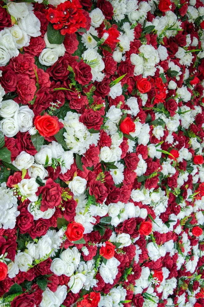 3x Květinová stěna 3D, pozadí - 7