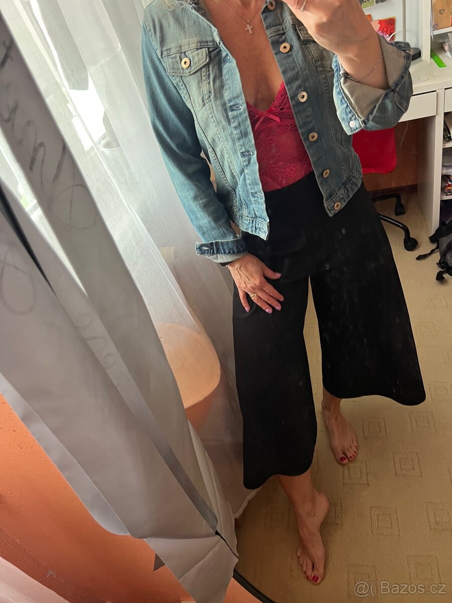 ZARA DŽÍNOVÁ BUNDA VEL.M - 7