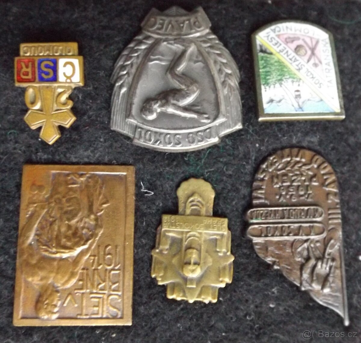 fotbalové sportovní odznaky - SOKOL, kopaná i jiné sporty - 7