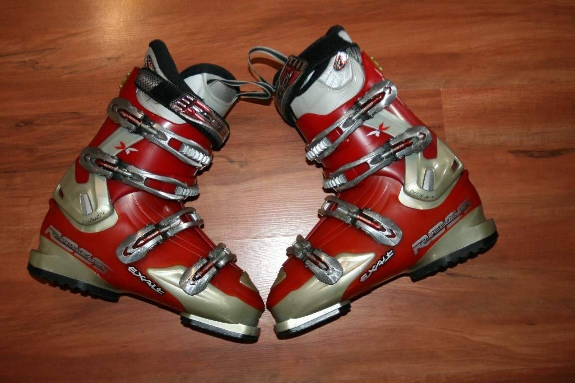 lyže dynamic 130 cm , lyžáky - 7