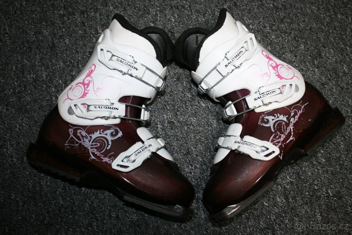 dívcí lyže tecno 120 cm , lyžáky - 7