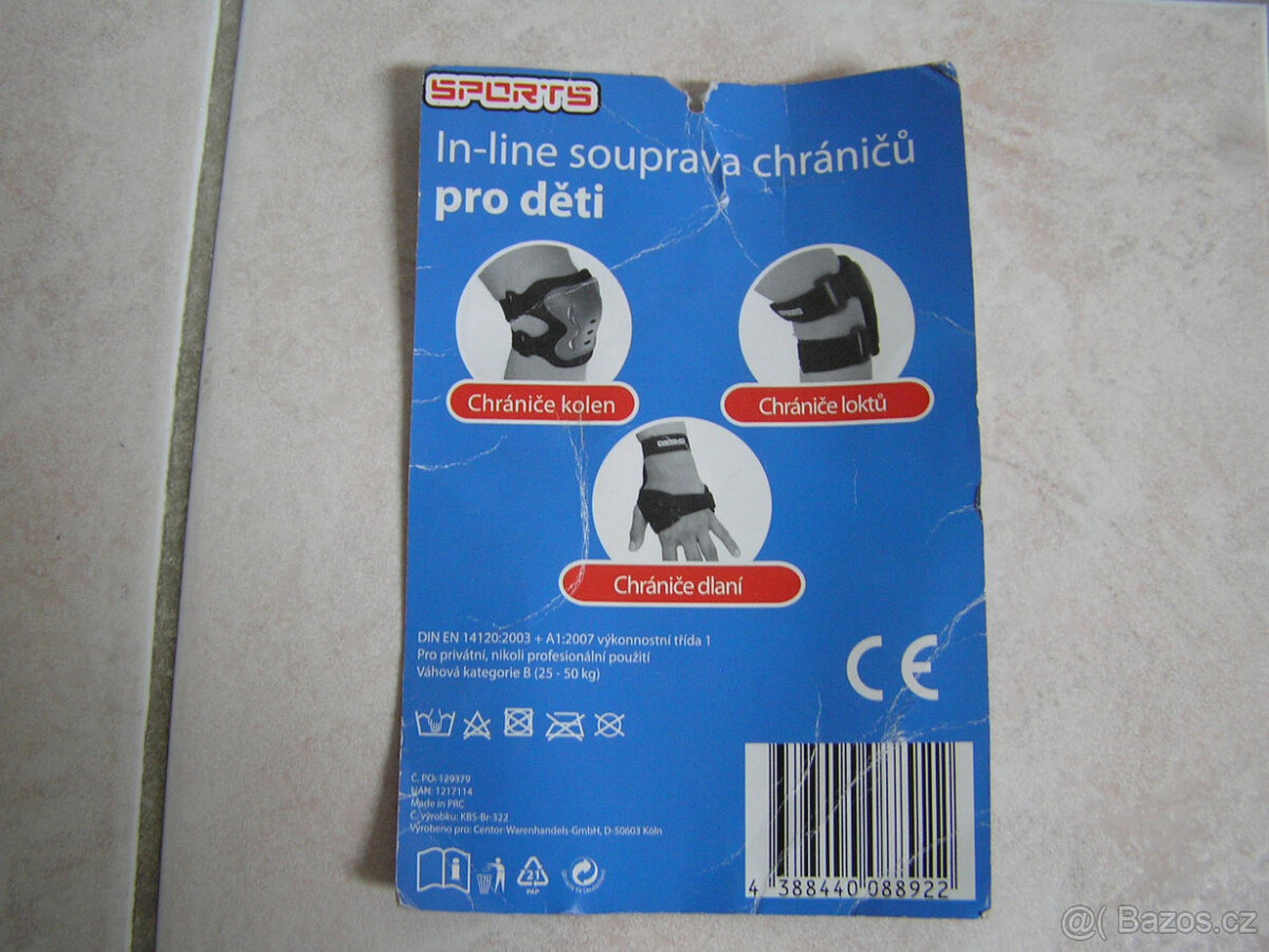 Chrániče na kolena, lokty, dlaně - 7