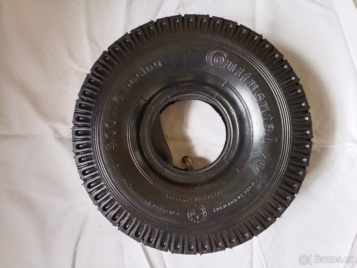 Motokára pneumatika barum continental stomil s hřeby hladkou - 7