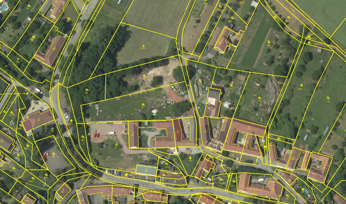 Stavební pozemky Malá Lhota 1400m2 2860Kč/m2 - 7