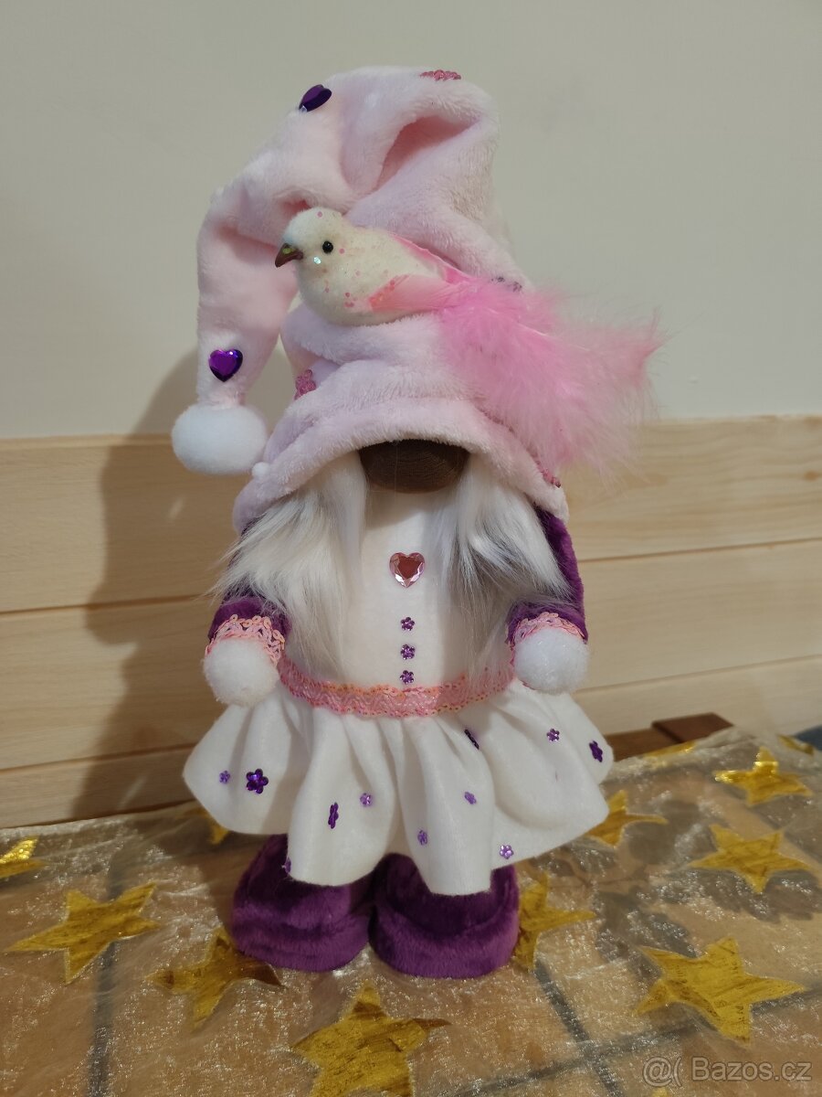 Skřítek trpaslík růžovofialková slecna - 7