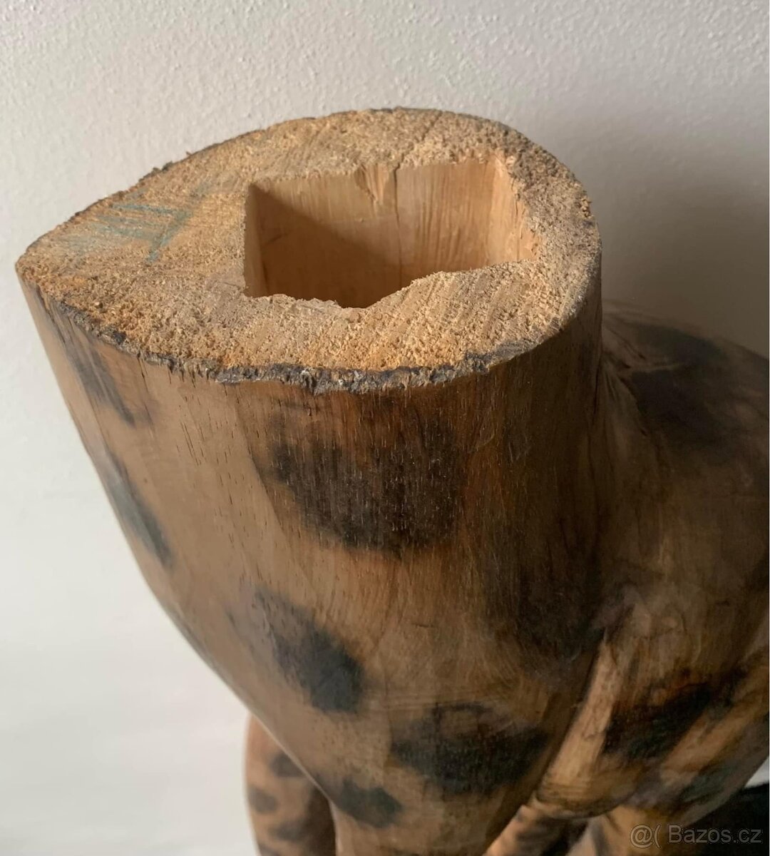 Dvoumetrová dřevěná žirafa - 7