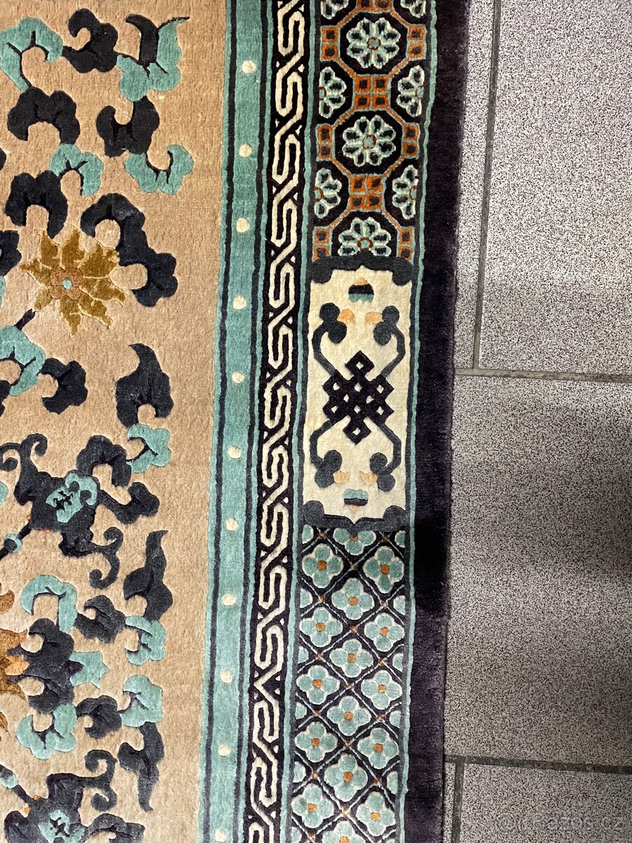 Čínský hedvábný luxusní koberec TOP 170x90 - 7