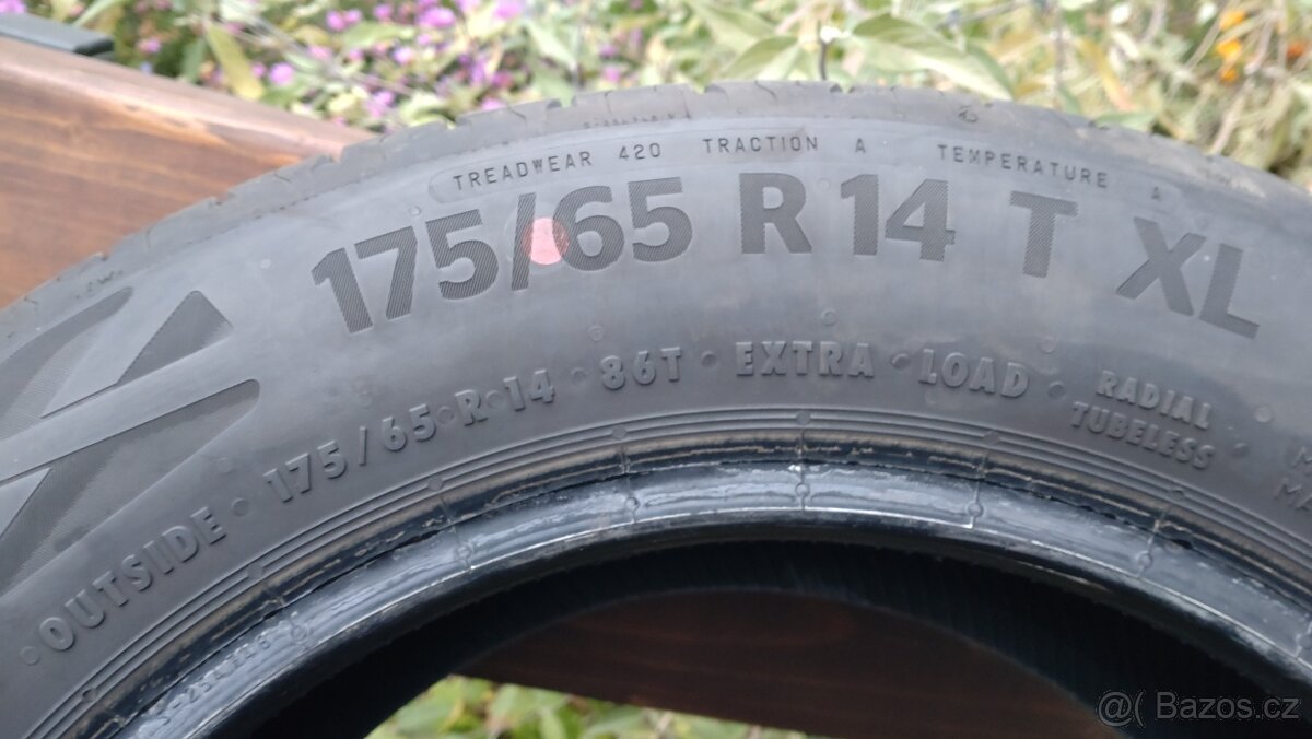 Sleva 50% 175/65 R14 letní pneu Continental Ecocontact - 7