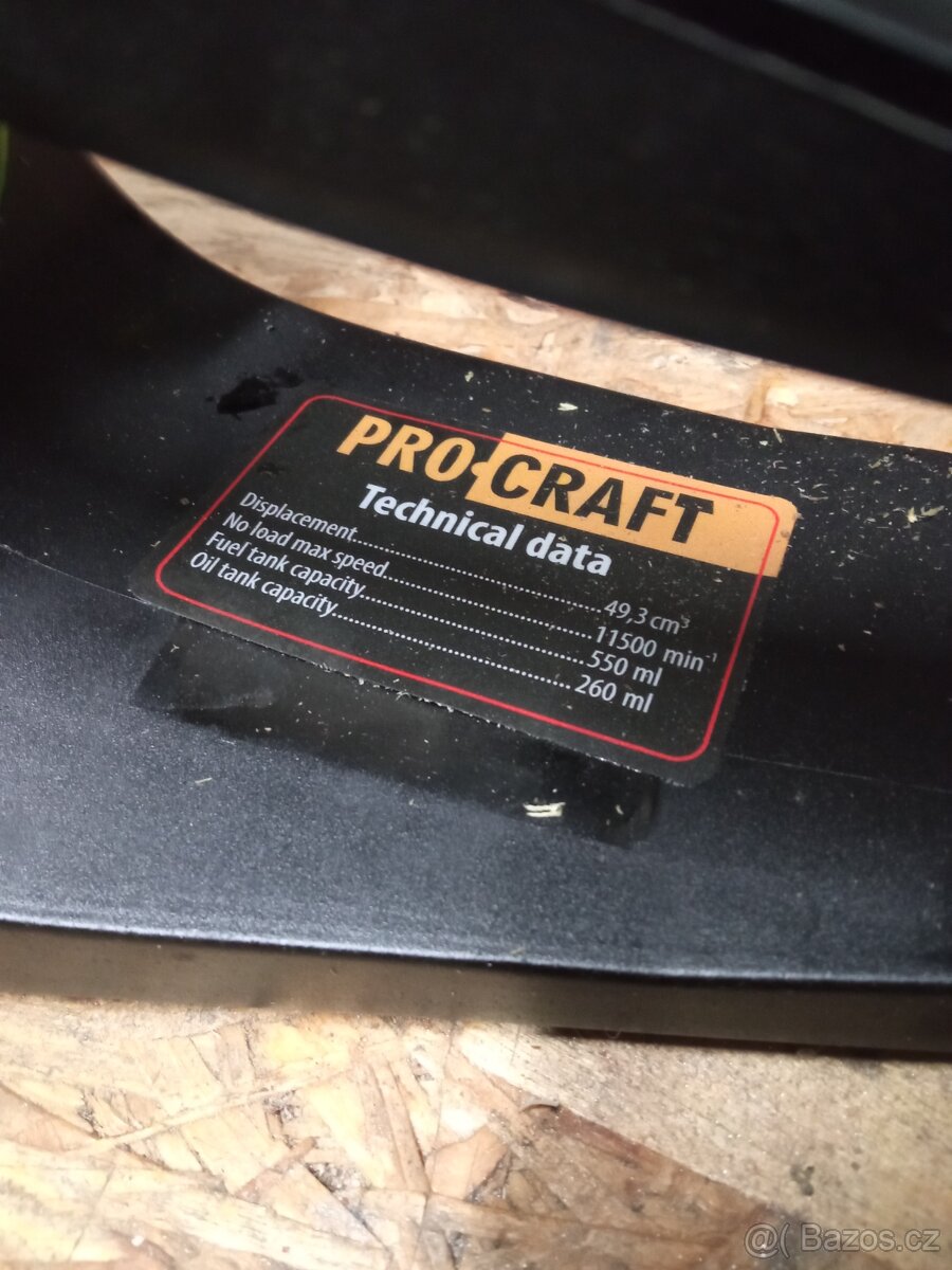 Hobby motorová pila PROCRAFT NOVÁ 1.9kw - 7