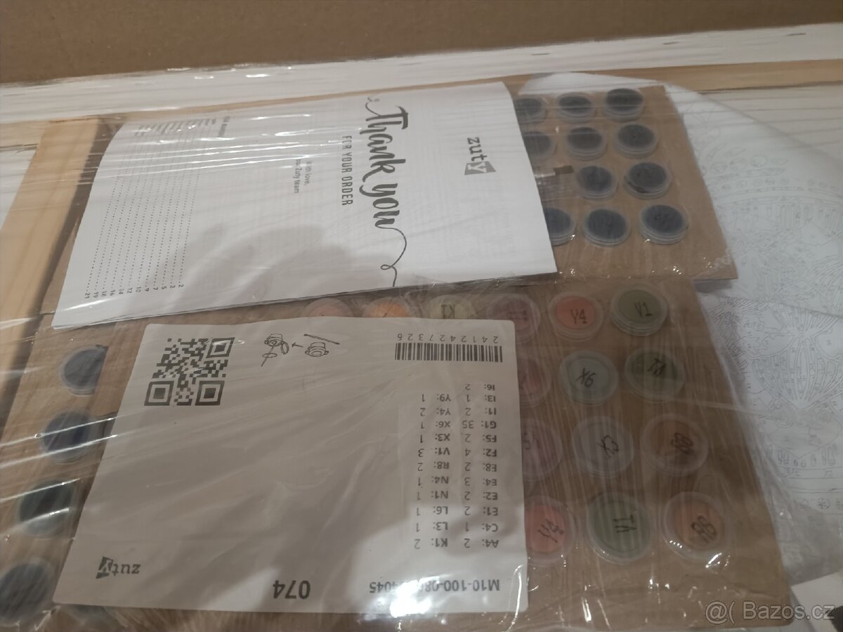 Zuty diamond painting - malování podle čísel - 7