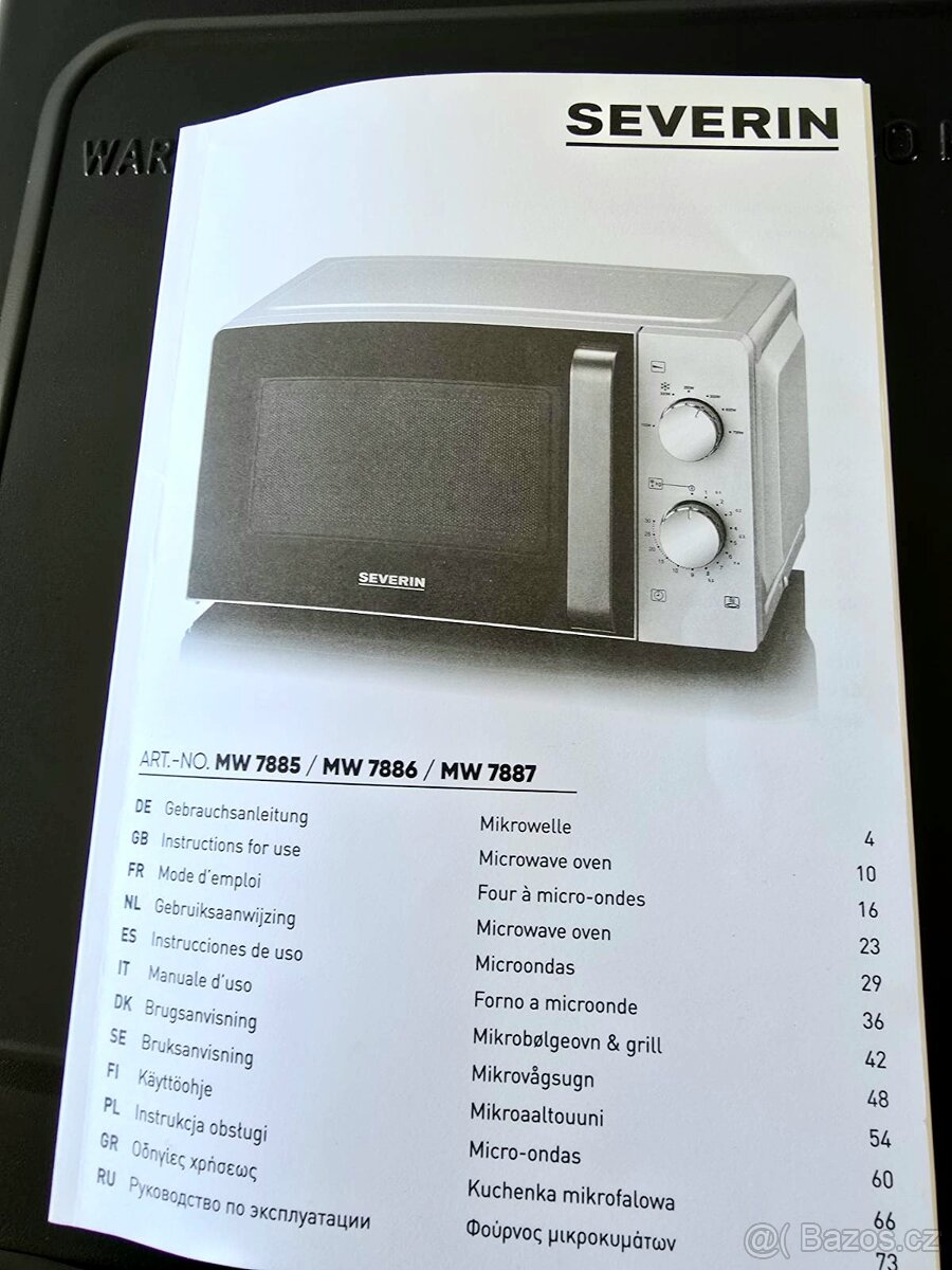 Mikrovlnná trouba Severin MW 7886 - 7