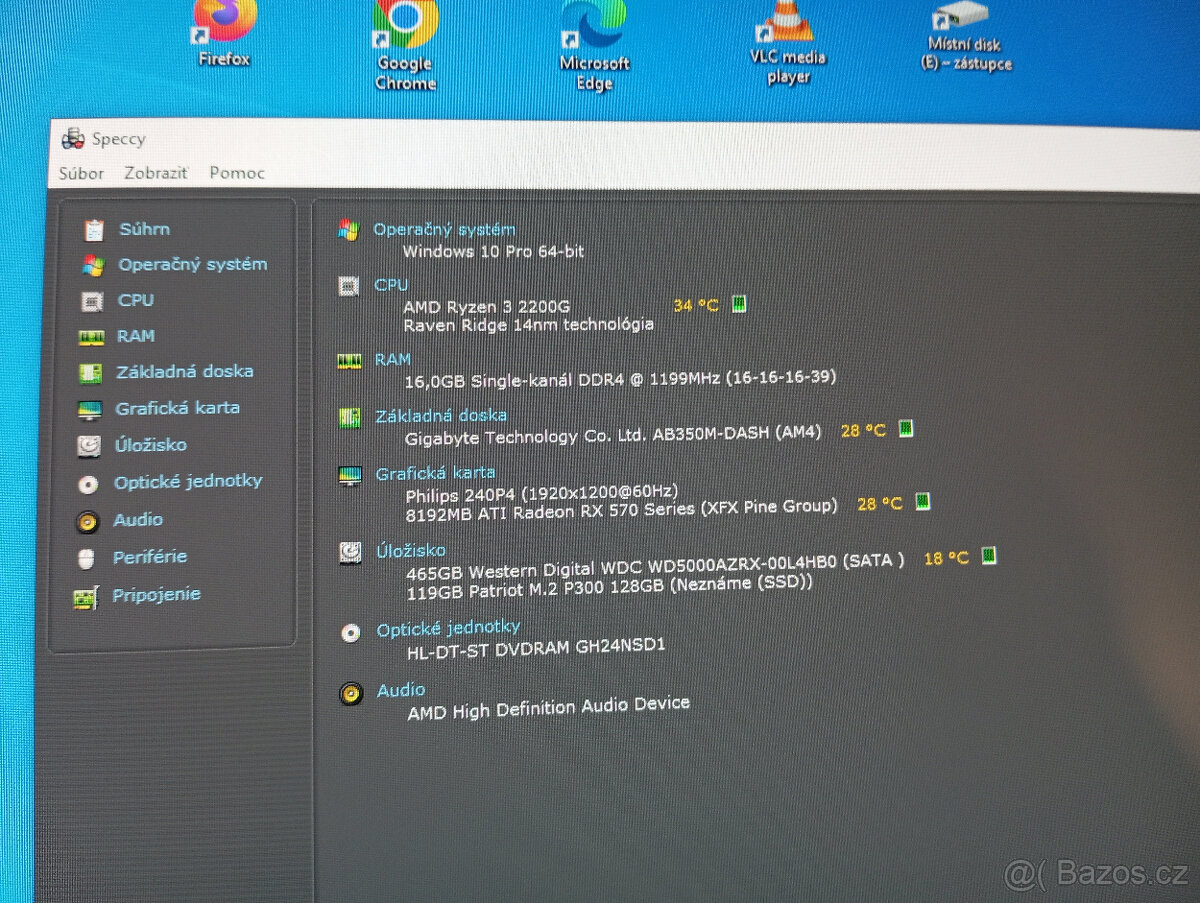 PC - Herní/ Deska: Gigabyte AB350M-DASH. - 7
