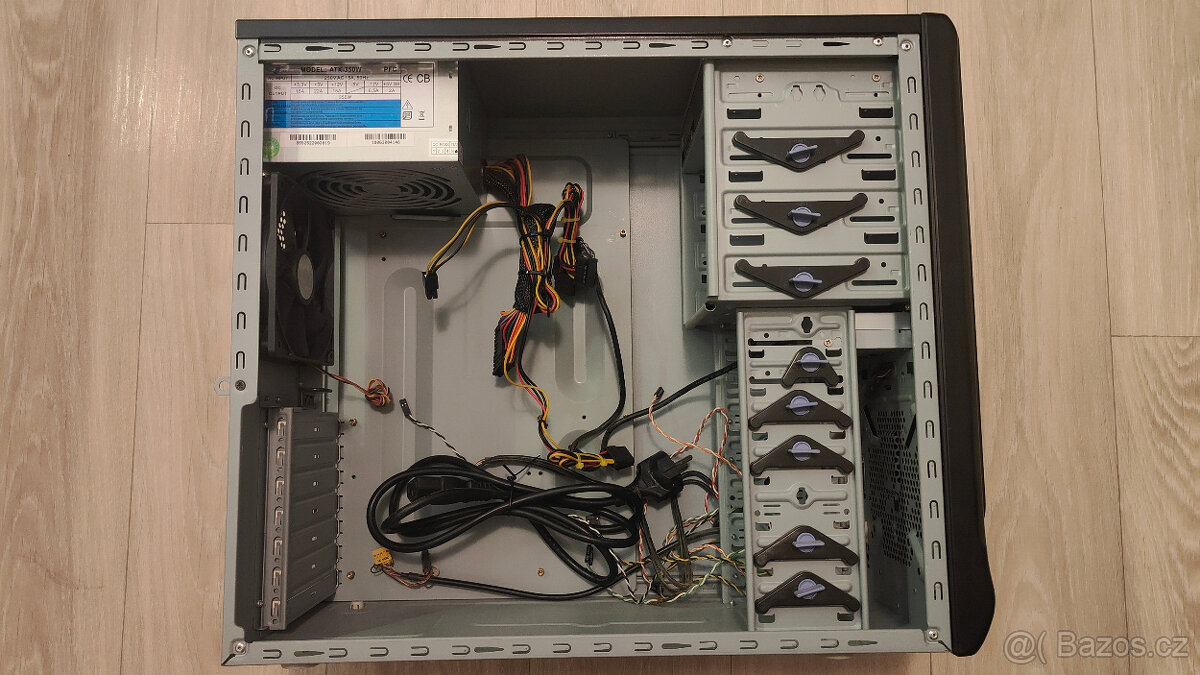 Skříň Cooler Master Elite 330U + zdroj Eurocase 350W - 7