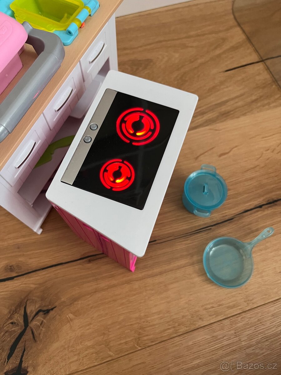 Kuchyňský set + panenka Barbie + doplňky - 7