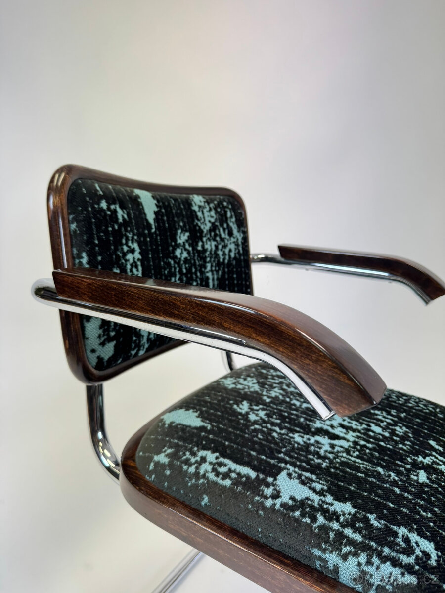 Luxusní křesla B64, Marcel Breuer, renovace, šelak - 7