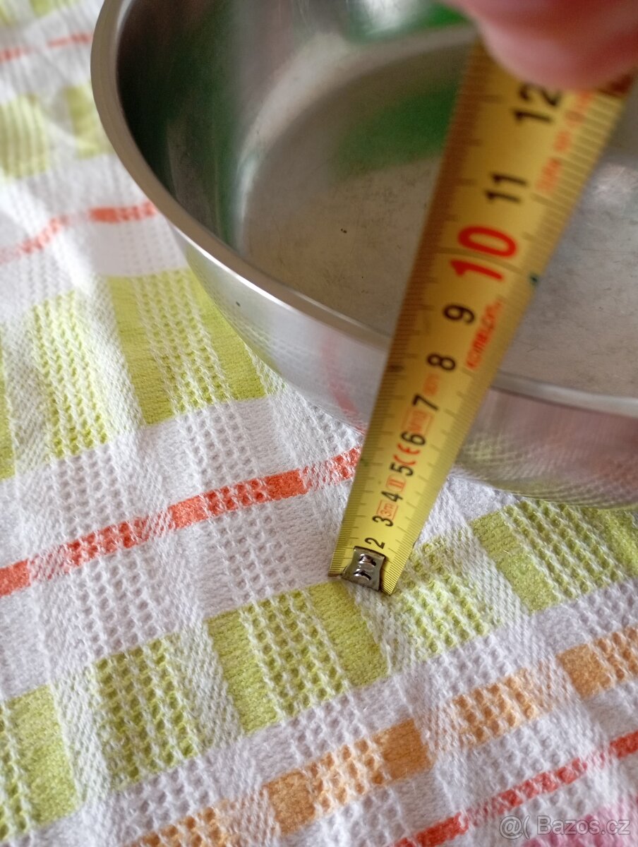 plech smalt ,nerez pánev,barová židle - 7