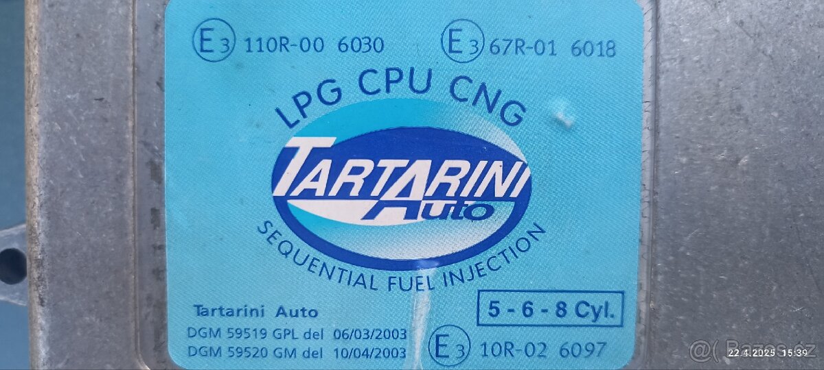 LPG výstřiky Stag, Tartarini - 7