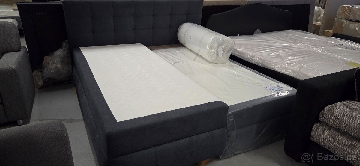 Nová Postel 160/180×200/220cm Boxspringsbett - 7