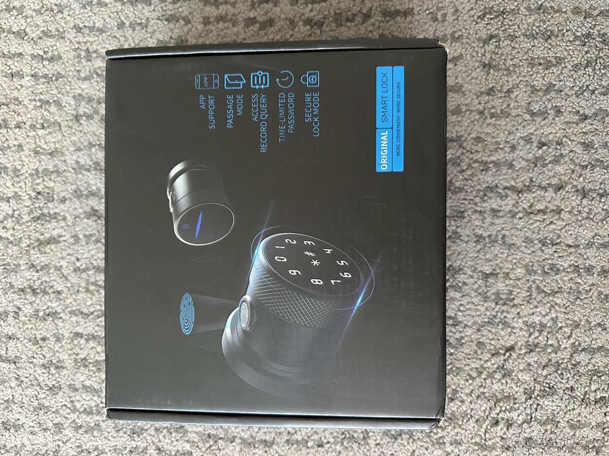 Inteligentní zámek dveří Tuya, s otiskem prstu - 7