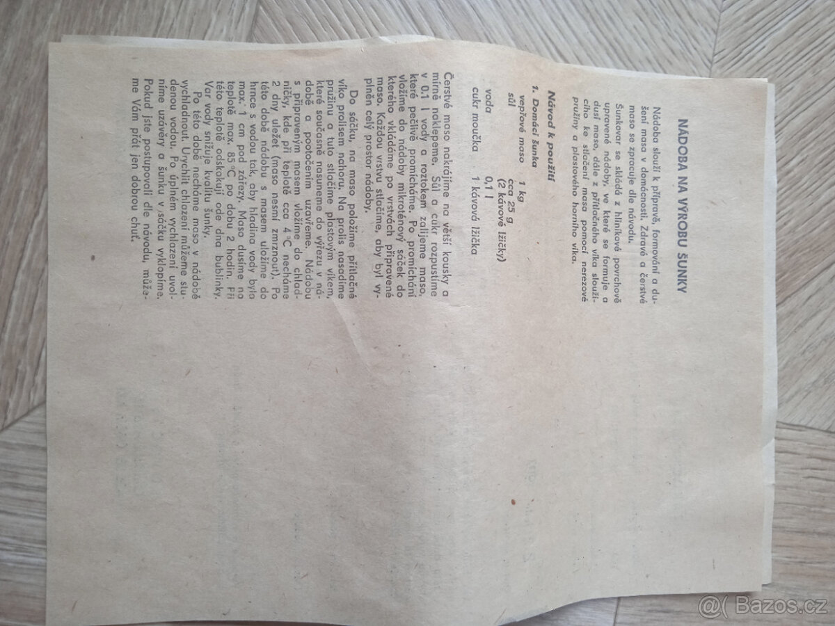 Prodám levně nádobu na výrobu šunky - 7