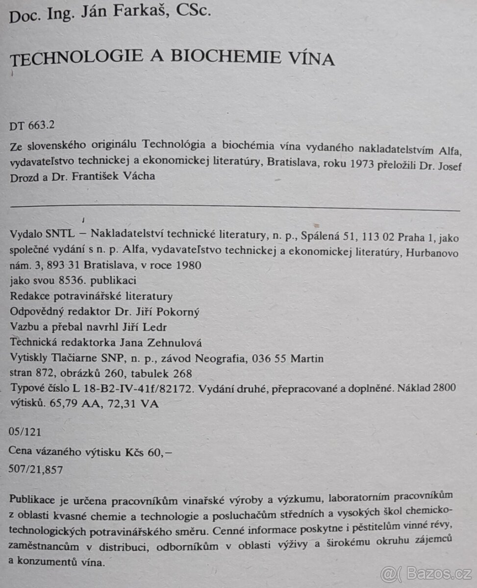 VÍNO - VINAŘSTVÍ - KNIHY - CENY UVEDENY - 7