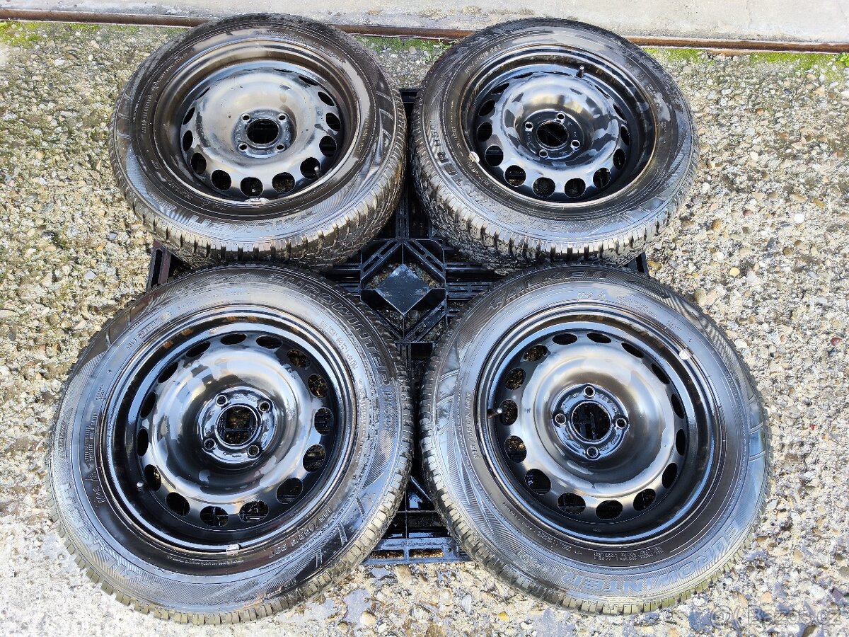 Sada plech=4x108=orig.CITROEN/PEUGEOT=s pneu=185/65 R15 - 7