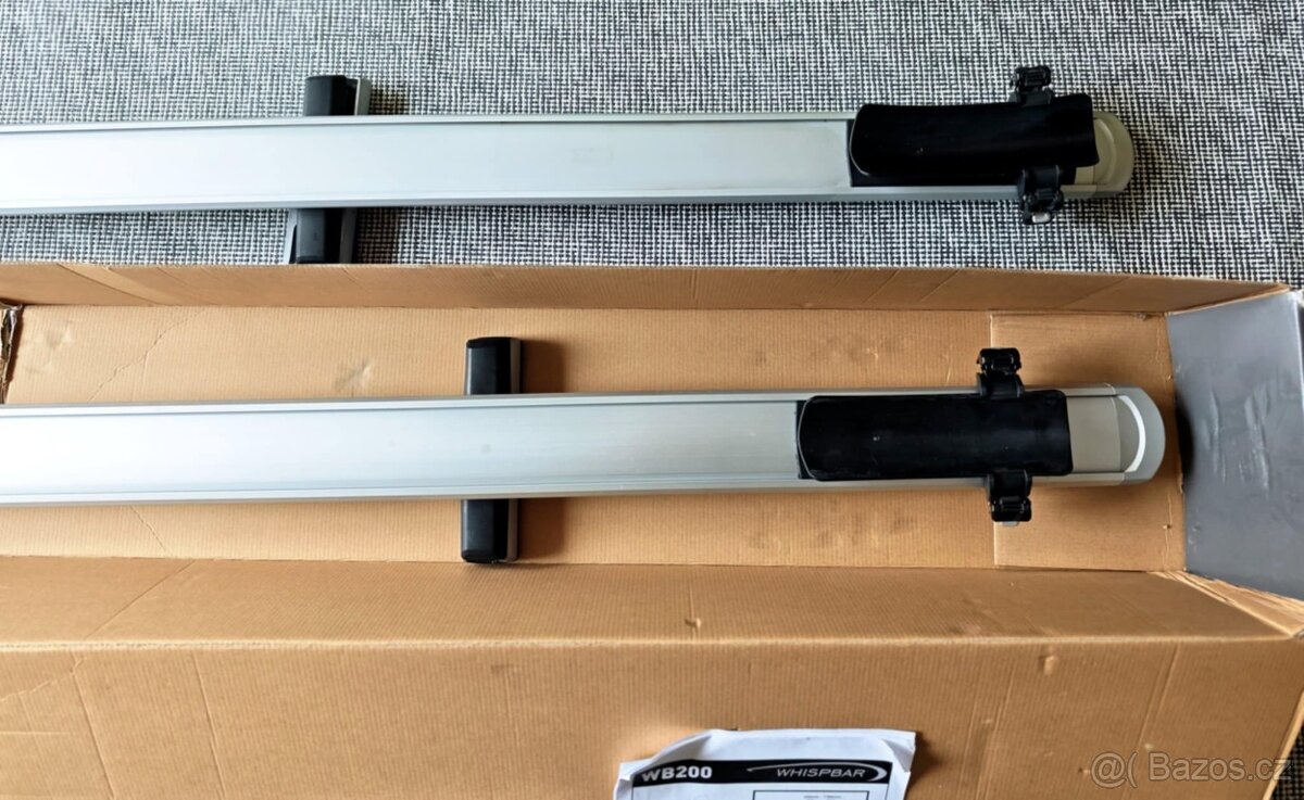 WHISPBAR WB200 2ks, špičkové strešné nosiče na bicykle, nové - 7