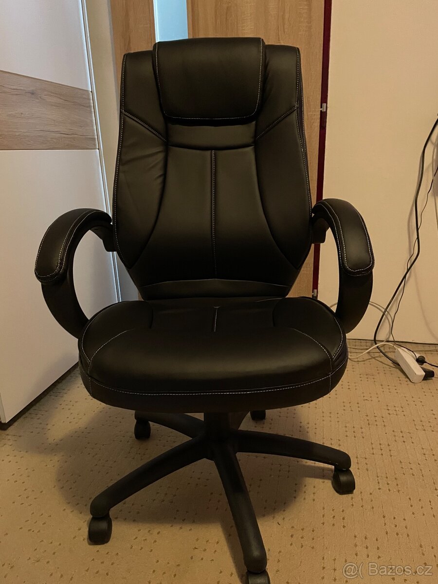 Kancelářské křeslo kožené - 7