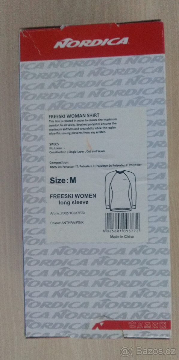 NOVÉ funkční termoprádlo Nordica Freeski Woman Top (M + L) - 7