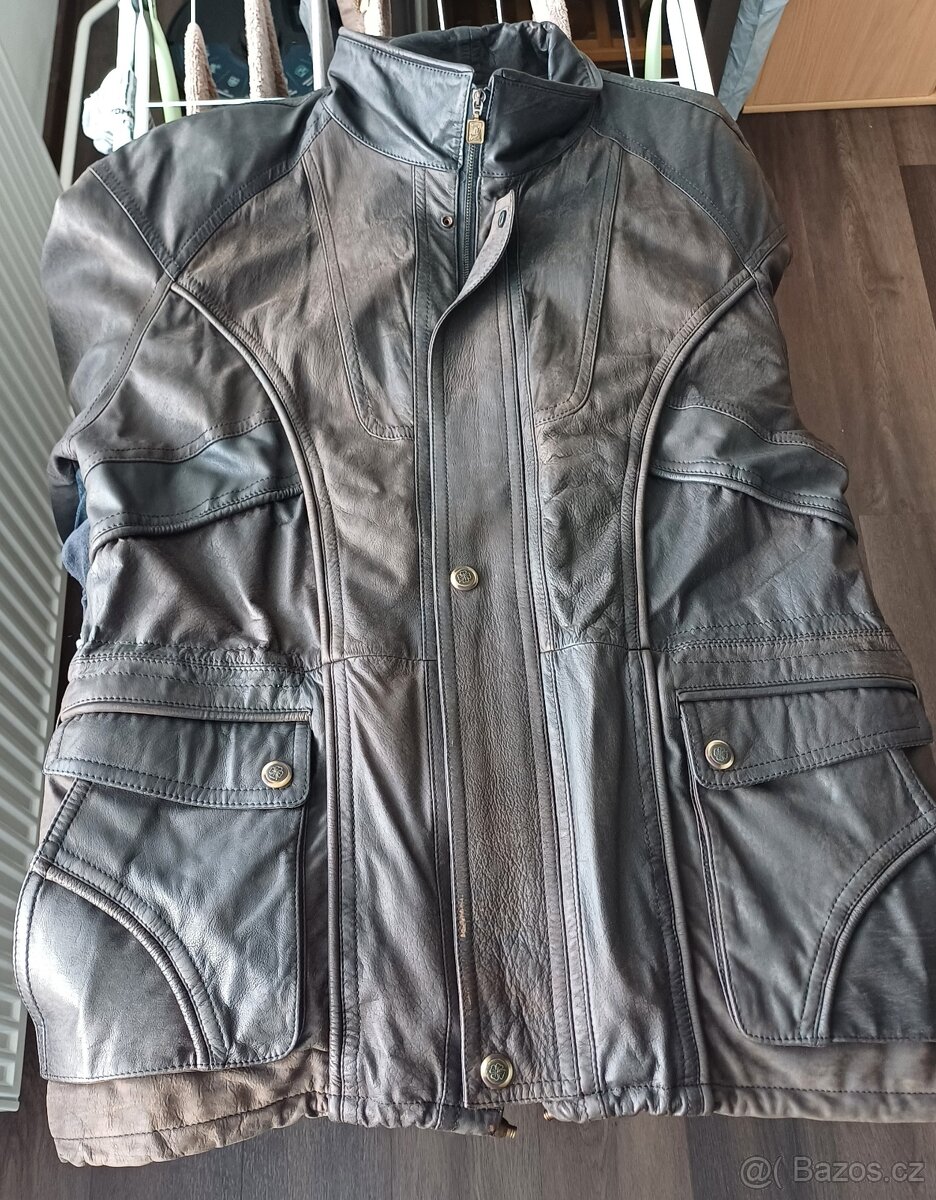 Pánská kožená bunda - 7