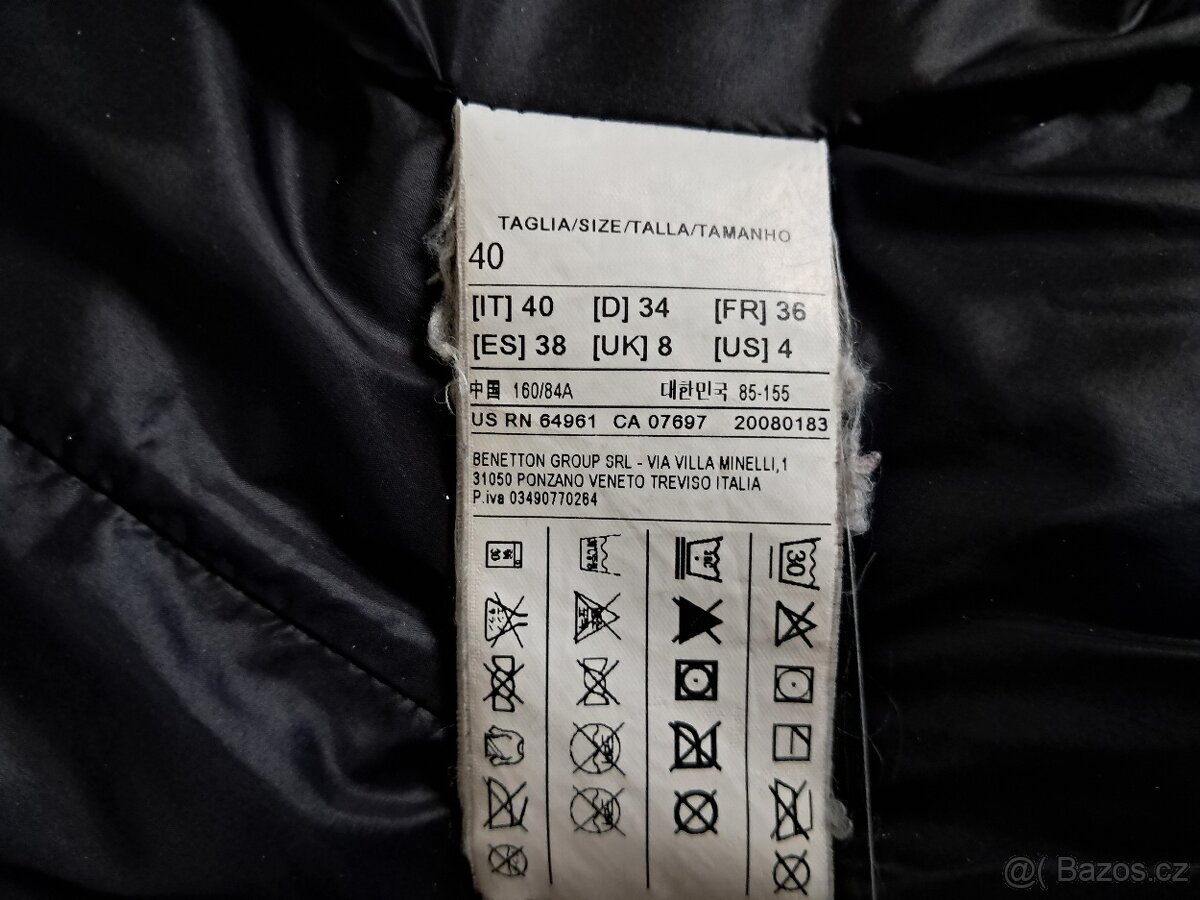 Péřová bunda Benetton vel. 36 - 7