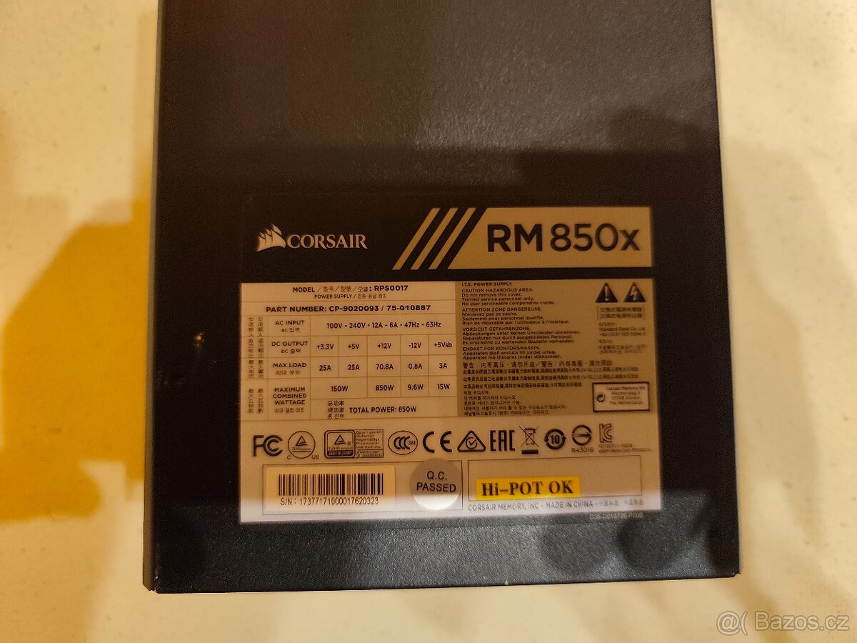 PSU ASUS, Corsair, EVGA, GB, SS (650;700;850;1000;1200W) - 7