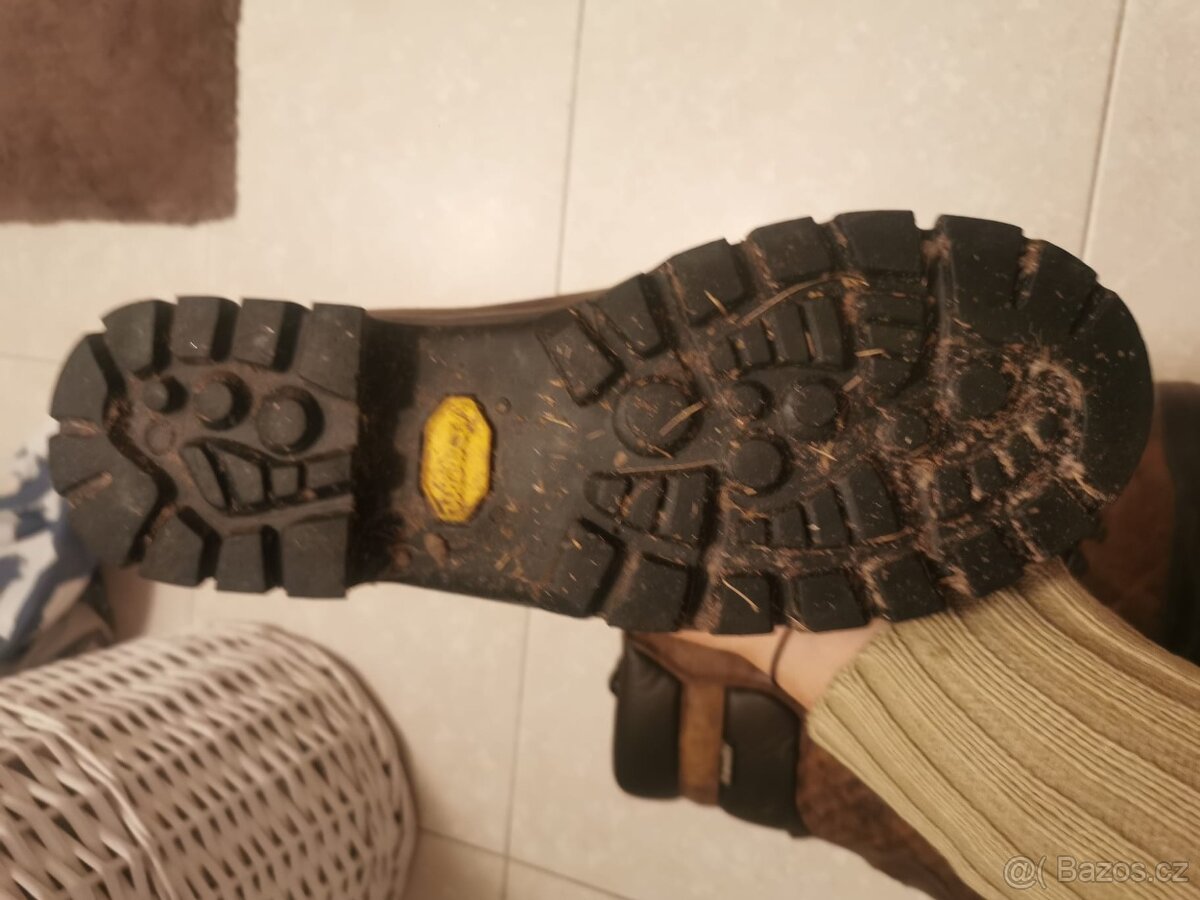 Vysoké kožené boty BECK vel 45 - 7